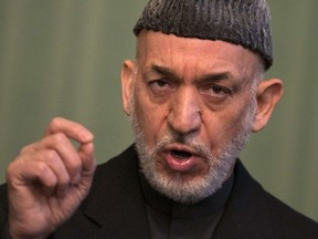Afghanistan President Hamid Karzai’s government has recently released dozens of imprisoned terrorists, possibly to appease the Taliban as NATO troops pull out of Afghanistan.
JOHANNES EISELE/AFP