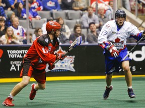 Stephan Leblanc of the Rock said that his team “just took shifts off" during a 17-9 home loss to Rochester on Feb. 15, 2014. The Rock plays host to Minnesota on Feb. 22, 2014. (ERNEST DOROSZUK/Toronto Sun files)