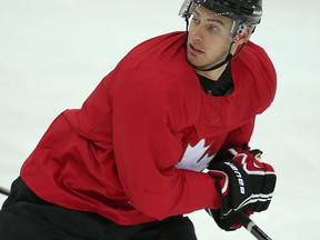 Ryan Getzlaf's post-Olympic production tailed off significantly four years ago. What happens this time around could be affected by how Canada does in the gold-medal game on Sunday against Sweden. (Al Charest, QMI Agency)