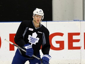 Maple Leafs defenceman Carl Gunnarsson. (VERONICA HENRI/Toronto Sun)