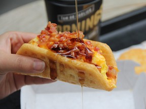 The waffle taco. (Taco Bell/handout)