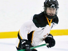 Megan McKellar will play for the United ‘AAA’ ringette team at the Ontario Winter Games. ANDY BADER/MITCHELL ADVOCATE