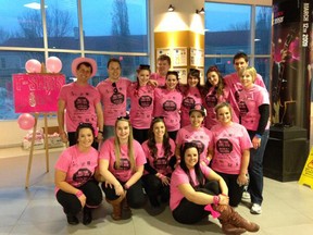 Staff from the Boys and Girls Club of Kingston and Area have partnered with St. Lawrence College's child and youth worker students to help promote Pink Shirt Day and its anti-bullying message. 
Submitted photo