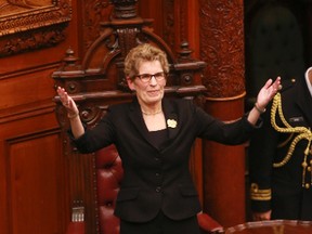 Kathleen Wynne is sworn in as premier of Ontario at Queen's Park in Toronto Monday, Feb. 11, 2013. (Dave Thomas/Toronto Sun)