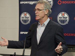 Craig MacTavish says teams are more willing to give up draft picks than they are to trade coveted prospects. (Ian Kucerak, Edmonton Sun)
