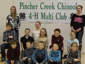 The Pincher Creek Chinook 4-H Multi Club held their communication night recently. Club Reporter Justin Nelson gives us an update. Photo submitted.