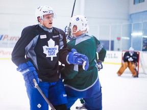 Can Dion Phaneuf keep playing around 25 minutes a game on defence without wearing down? (Ernest Doroszuk/Toronto Sun)