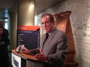 Deputy Mayor Norm Kelly at City Hall on Wednesday. (DON PEAT/Toronto Sun)