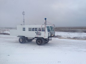 Frontiers North Adventures helped Google take imagery of the frozen tundra outside of Churchill last fall. (SUBMITTED PHOTO)