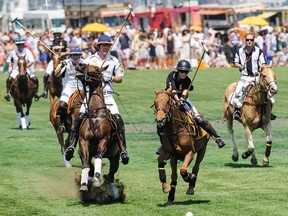 File photo of a polo match, a game that can turn deadly in an instance, as we learned this week. (WENN)