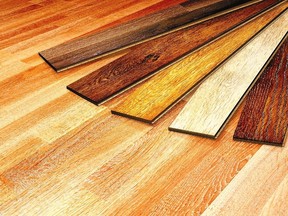 Wood flooring comes in many colours.