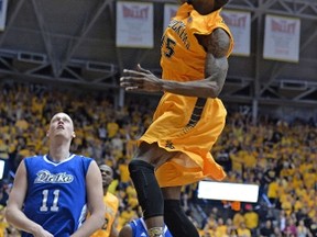 Forward Nick Wiggins, brother of Andrew, averages five points a game for the Wichita State Shockers. (AFP)