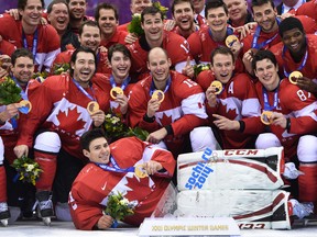 In the handful of days since Team Canada 2014 smothered Sweden 3-0 in the title game on Sunday, there has been plenty of time to reflect on where this squad ranks among the Canadian teams that have captured three of the past four Olympic gold medal in men's hockey. (BEN PELOSSE/QMI AGENCY)