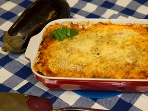 Baked eggplant with smoked mozzarella. ( Mike Hensen/QMI Agency)