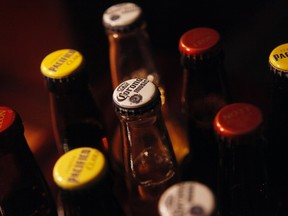 Bottles of beer are seen in Mexico City February 14, 2013.  (REUTERS/Edgard Garrido)