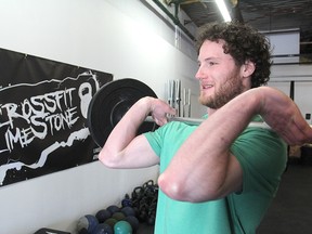 Bob Pain is a co-owner of CrossFit Limestone, a fitness centre on John Counter Boulevard that is holding a fundraising event for breast cancer Saturday called Barbells For Boobs.
Michael Lea The Whig-Standard