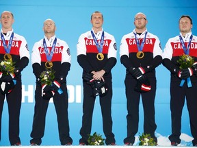 One possible scenario under the relegation system could see the Brad Jacobs rink return with gold medals from the 2018 Ko0rea Olympics, only to have to compete in the pre-tournament qualifier for the 2019 Brier. (Reuters)