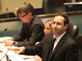 Councillor Josh Matlow at Toronto city council Thursday, January 30, 2014. (Veronica Henri/Toronto Sun)