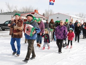Last year's St. Patrick's Day parade in Carmangay, dubbed the shorted in the world since the procession goes down one block, was well-attended despite frigid temperatures. This year, Vulcan and Region Family and Community Support Services is getting involved by organizing some family events.
