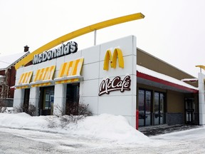 A McDonald's location at South Keys, where a man had a gun pointed at him in the parking lot Friday night, is photographed on Saturday March 1, 2014.Darren Brown/Ottawa Sun/QMI Agency