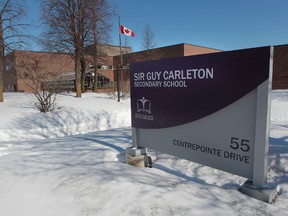 Sir Guy Carleton Secondary School in Ottawa On. Thursday Feb 27,  2014.    Tony Caldwell/Ottawa Sun/QMI Agency