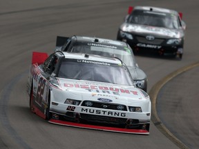 Brad Keselowski qualified on the pole for Sunday's NASCAR Sprint Cup race in Phoenix. (AFP)