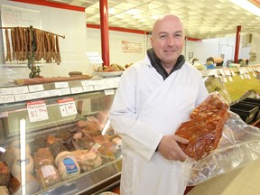 Todd Harris owns Harris Meats & Groceries. (Chris Procaylo/Winnipeg Sun)