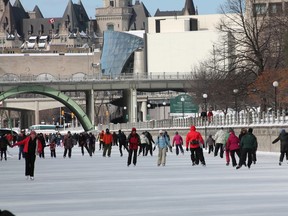 Skaters were delighted to be on the Rideau Canal Skateway on this first weekend of March on Sunday, March 2, 2014. After a few years of short skating seasons, the cold weather made it possible to remain open so far for close to 60 days. The record for the canal staying open was 90 days during the 1971-72 season.
JESSIE ARCHAMBAULT/OTTAWA SUN/QMI AGENCY