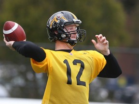 Brian Brohm, who spent last season with the Hamilton Tiger-Cats, was signed by the Blue Bombers on Monday. (Veronica Henri/QMI Agency files)