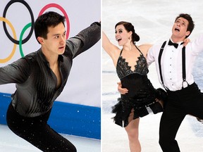 Three of Canada's biggest figure skating stars — Patrick Chan, Tessa Virtue and Scott Moir — won't attend the world championships later this month in Japan. (QMI Agency file photo)