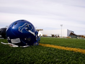 FILE PHOTO: Seventy-five Metro Edmonton high school football players took to the turf at Clarke Field in Edmonton, Alberta, on May 14, 2012 for the start of training camp for the annual Edmonton Eskimos Green and Gold Game, which will be played on Friday, May 18. IAN KUCERAK/EDMONTON SUN