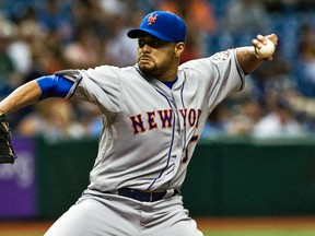 Starting pitcher Johan Santana is reportedly close to signing with the Baltimore Orioles. (Reuters)