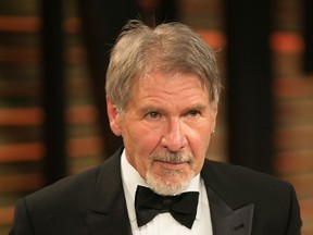 Actor Harrison Ford arrives on the red carpet for the 86th Academy Awards on March 2nd, 2014 in Hollywood, California. (WENN.COM)