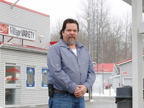 Trevor Lewis, the owner of Village Variety and Gas Bar,