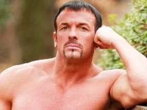 A promotional photo shows former wrestler Buff Bagwell as he appears online.