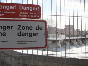 Crews will begin blowing up the ice on the Rideau River Saturday morning in preparation of the spring thaw. Officials hope the thaw is a slow and steady one, otherwise there is a risk of serious flooding across the region this year. 
DOUG HEMPSTEAD/Ottawa Sun