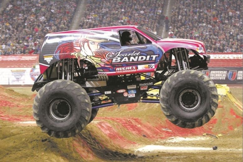 Giant wheels, screaming fans: Monster Jam makes a pit stop in