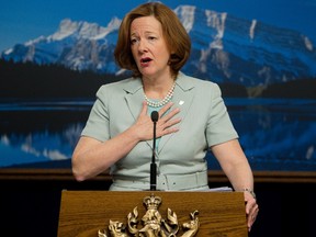 Alison Redford should not be taking her daughter along on government trips, says Lorne Gunter. (Edmonton Sun/file)