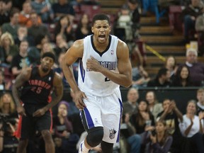Rudy Gay played for the Raptors for less than a year before being dealt to the Sacramento Kings, Friday night’s opponent. (USA TODAY SPORTS)