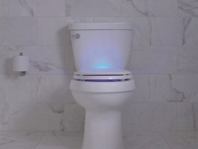 Lightup toilet