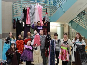 Laura Briscoe (third from left) and a group of Oakridge Secondary students and volunteers recently donated more than 50 dresses to The Cinderella Project London. The program connects underprivileged students with adequate attire for formal activities.
Contributed Photo