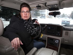 School bus driver Kendra Lindon is pictured in Calgary on March 3, 2014. (Darren Makowichuk/QMI Agency)