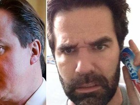 Photos from David Cameron and Rob Delaney's tweets. (Twitter)