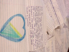 High Park Students have corresponded with the Tanzanian students over the last number of years. One of these letters included a drawing that transcends the language barrier and is shown here. - Karen Haynes, Reporter/Examiner