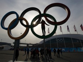 An Italian sledge hockey player has been suspended from the Sochi Paralympics after testing positive for an anabolic steroid. (Gary Hershorn/Reuters)