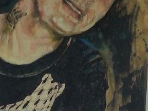 Recently painted portrait of Adam Kargus.