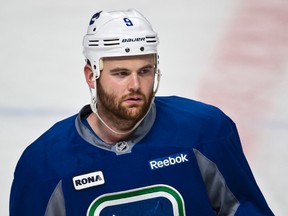 Canucks forward Zack Kassian was suspended a second time by the NHL this season for his hit on Stars defenceman Brenden Dillon. (Martin Chevalier/QMI Agency/Files)