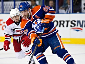 Sam Gagner has put up nine points in the last 11 games for the Oilers. (Codie McLachlan, Edmonton Sun)