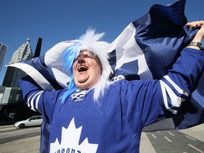 Big Leafs fan Jeramie Joudry (Stan Behal, Toronto Sun)