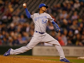 Ervin Santana pitched for the Kansas City Royals last season. ( Otto Greule Jr/Getty Images/AFP)